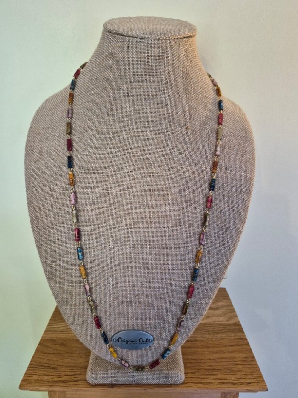 Vintage Multicolored Beaded Necklace